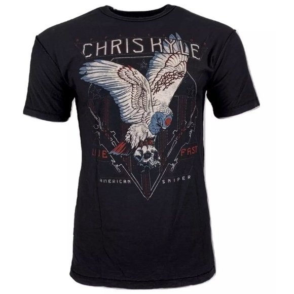 AFFLICTION Men's T-Shirt Reversible S/S CK YETSERD - Picture 2 of 12
